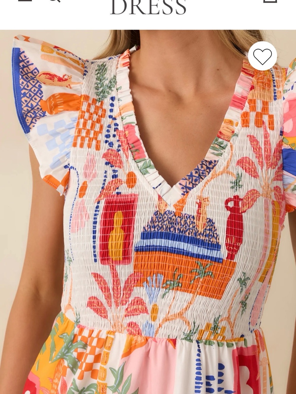 Red Dress Boutique V-Neck Maxi Dress in Multi-Color Floral print - Picture 2 of 4